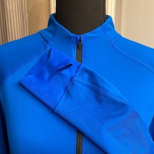 Under Armour running half zip pullover LG